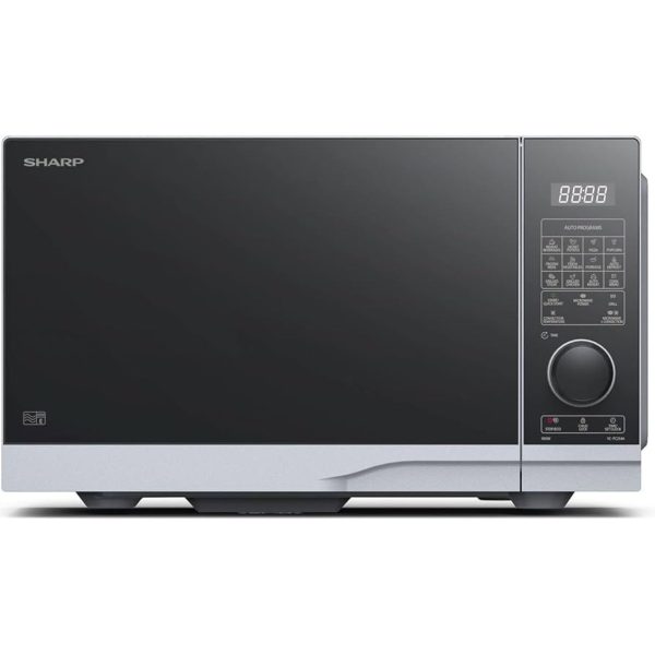 FORNO MICROONDE CON GRILL E CONVENZIONE 25L 900W/1200W/2050W SHARP YC-PC254AE-S ACCIAIO