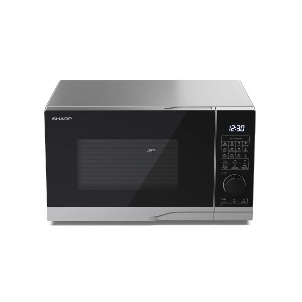 FORNO MICROONDE CON GRILL E CONVENZIONE 28L 900W/1250W/2300W SHARP YC-PC284AE-S ACCIAIO