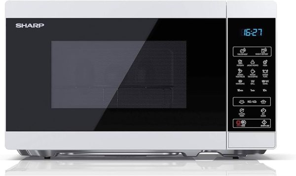 FORNO MICROONDE CON GRILL 20L 800W/1000W SHARP YC-MG02E-W WHITE