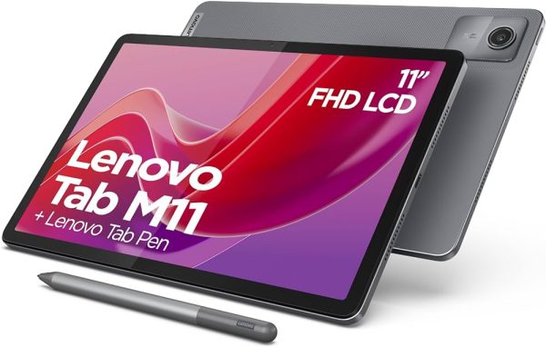TABLET LENOVO ZADB0190GR M11 FHD 11" 4+128GB WI-FI + LTE ANDROID 13 LUNA GREY PENNA INCLUSA EU
