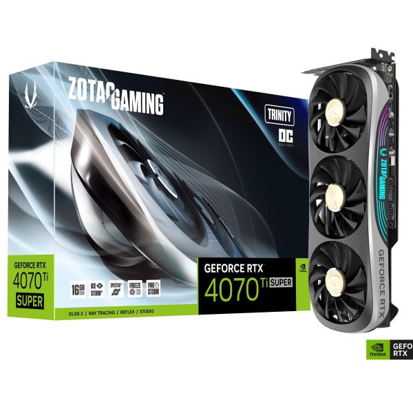 VGA PCI-E ZOTAC GEFORCE RTX 4070 TI SUPER 16GB TRINITY OC ZT-D40730J-10P