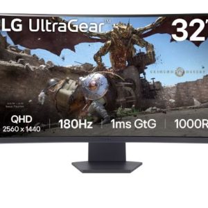 MONITOR GAMING 32" ULTRAGEAR LG 32GS60QC-B