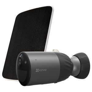 TELECAMERA DI VIDEOSORVEGLIANZA DA ESTERNO EZVIZ 2K A BATTERIA CS-EB3 - COLOR NIGHT VISION - IP66 - WIFI + KIT PANNELLO SOLARE CSEB3/SP