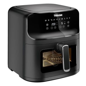 FRIGGITRICE AD ARIA CALDA CON FINIESTRA D'ISPEZIONE 7,5 LT 1700W TRISTAR FR-9039 NERO