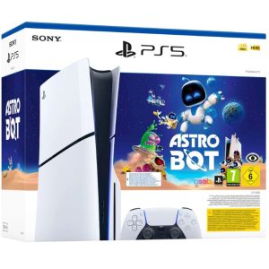 CONSOLE PS5 STANDARD EDITION SLIM 1TB SONY BUNDLE ASTRO BOT WHITE ITALIA