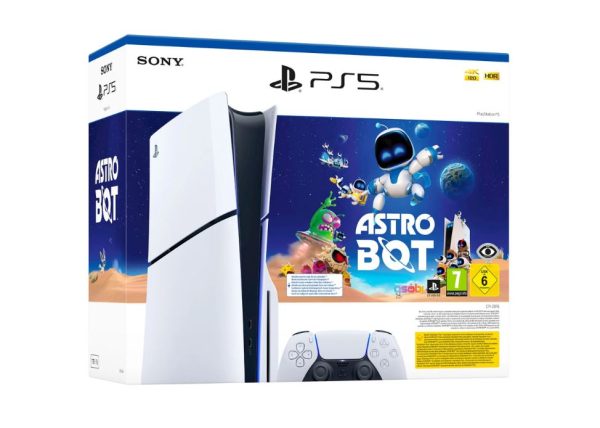 CONSOLE PS5 STANDARD EDITION SLIM 1TB SONY BUNDLE ASTRO BOT WHITE ITALIA