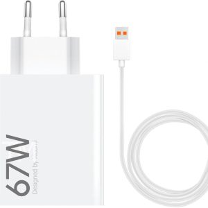 CARICABATTERIA DA RETE 67W XIAOMI BHR9465EU USB + CAVO TYPE-C
