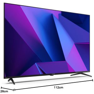 Tv Led 50" Sharp Aquos 4k 50fn2ea Smart Tv Black