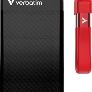 HARD DISK SSD ESTERNO USB 3.2 1TB VERBATIM 32192 BLACK/RED
