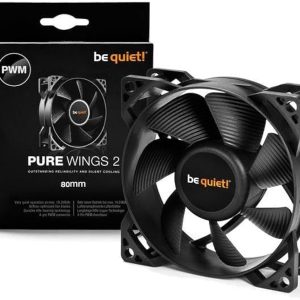 VENTOLA CASE BE QUIET BL037 PURE WINGS 2 PWM 80MM