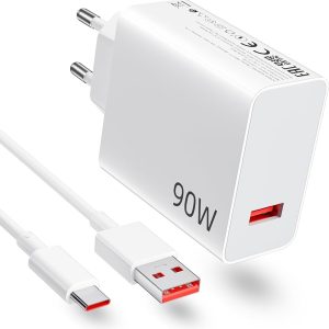 CARICABATTERIA DA RETE 90W XIAOMI BHR07ZBEU USB + CAVO TYPE-C