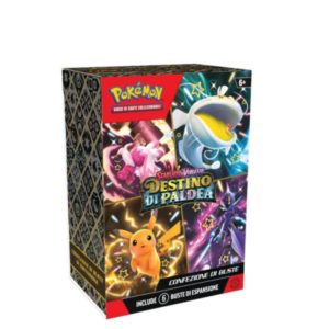 CARTE COLLEZIONABILI POKEMON BOX DA 6 BUSTINE DESTINI RIVALI