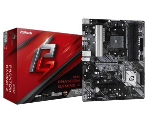 Mainboard Am4 Asrock B550 Phantom Gaming 4 90-Mxbcy0-A0uayz