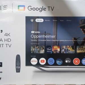 TV LED 55" QBELL 4K QT55UGF9B SMART TV GOOGLE ITALIA BLACK