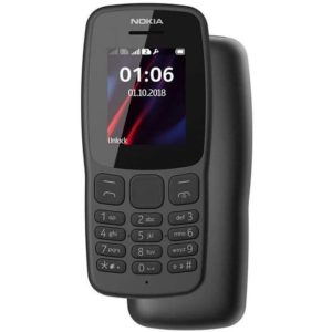 CELLULARE NOKIA 106 DUOS BLACK EXTRA EUROPA
