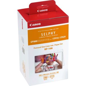 Carta Photo Canon Kit + Set Cartucce Rp-108 8568b001