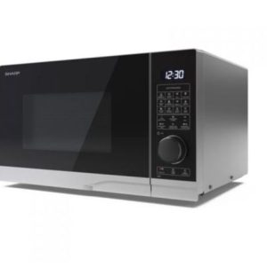 FORNO MICROONDE CON GRILL 28L 900W/1000W SHARP YC-PG284AE-S ACCIAIO