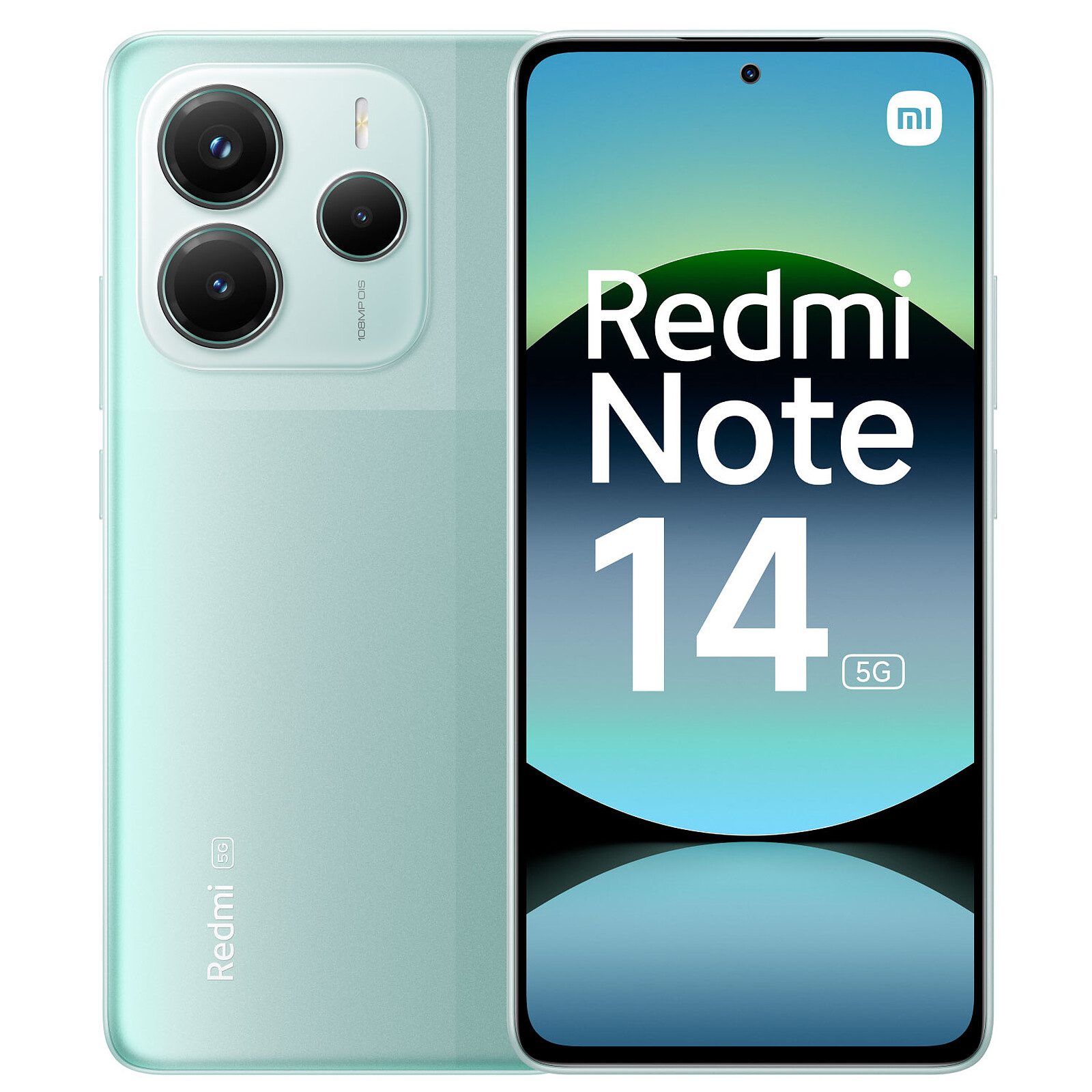 SMARTPHONE XIAOMI REDMI NOTE 14 5G 8+256GB DUOS CORAL GREEN ITALIA