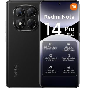 Smartphone Xiaomi Redmi Note 14 Pro 5g 8+256gb Duos Midnight Black