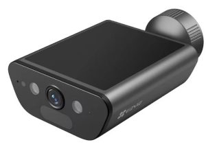 TELECAMERA DI VIDEOSORVEGLIANZA DA ESTERNO 4K EZVIZ A BATTERIA CON PANNELLO SOLARE INTEGRALE CS-EB5-4K