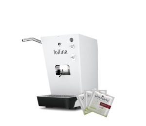 MACCHINA DA CAFFE' LOLLO CAFFE' LOLLINA BASIC AMARANTO + BOX 40 CIALDE LOLLO MIX CLASSICA