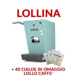 MACCHINA DA CAFFE' LOLLO CAFFE' LOLLINA CANDY ACQUAMELLOW + BOX 40 CIALDE LOLLO MIX ORO