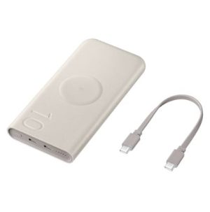 POWER BANK 10000MAH WIRELESS SAMSUNG 25W BEIGE EB-U2510XUEGEU