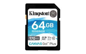 MEMORY CARD SECURE DIGITAL 64GB KINGSTON CLASSE 10 SDG3/64GB