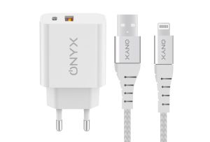 CAVO CARICA RAPIDA 12W 1M PER SMARTPHONE ONYX OX-L1 USB LIGHTNING