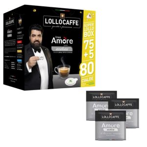 CAFFE' IN CIALDA CAFFE' LOLLO CAFFE' BOX DA 80 CIALDE AROMA: ASSOLUTO