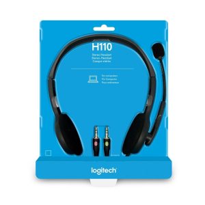Cuffie + Microfono 3,5mm Logitech Stereo H110 981-000271