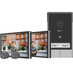Videocitofono Smart Ezviz Hp7 2 Family Kit 2 Schermi
