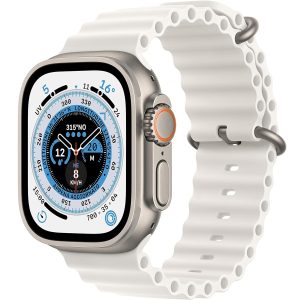 Smartwatch Apple Ultra 2022 49mm In Titanio Cinturino Compatibile Bianco Ricondizionato