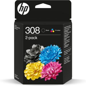 Cartuccia Hp Multipack 308 Bk + 308 Cl 6l6s6ue