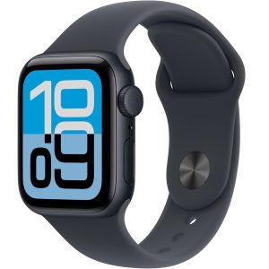 Apple Watch SE 3 GPS, Cassa 40 mm in alluminio mezzanotte con Cinturino Sport mezzanotte - M/L