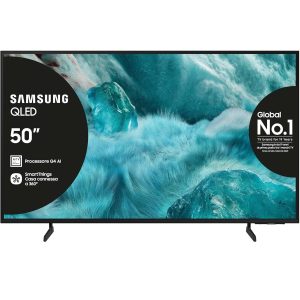Samsung QLED 4K Vision AI Smart TV 50'' QE50Q7F4AUXZT, Q4 Processor, 100% Volume Colore con Quantum Dot, Motion Xcelerator, OTS Lite & Adaptive Sound, SlimLook Design, 2025