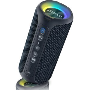 Ortizan 40W Cassa Bluetooth Potente, 30 Ore Di Riproduzione, X8Pro Altoparlante Bluetooth, Chiamate in vivavoce, RGB LED, IPX7 Impermeabile, Cassa Musica BT 5.3 Portatile