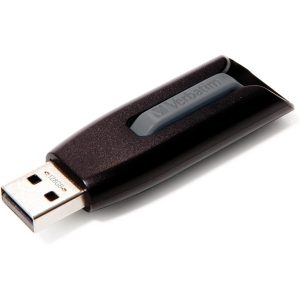 Verbatim 49189 Store 'N' GO V3 Memoria USB portatile 128 GB, Colore: Grigio, Marrone