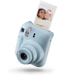 Fujifilm instax mini 12 Pastel Blue - Macchina Fotografica Istantanea, Esposizione Automatica, Design Pop