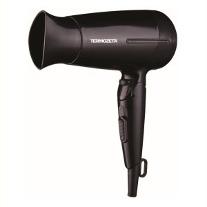 Asciugacapelli Da Viaggio Pieghevole 1600w Termozeta Air Voyage 73048 Black