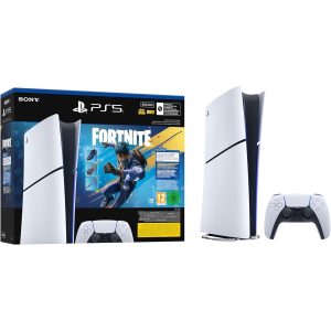 Console Ps5 Digital Edition Slim 825gb Sony Bundle Fortnite Flowering Chaos White