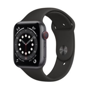 Smartwatch Apple Watch Series 6 44mm Gps+4g Alluminio Space Grey Cinturino Sport Nero Mg2e3ty/A