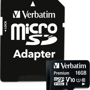 MEMORY CARD MICRO SD/TRANSFLASH 16GB VERBATIM CLASSE 10 44082