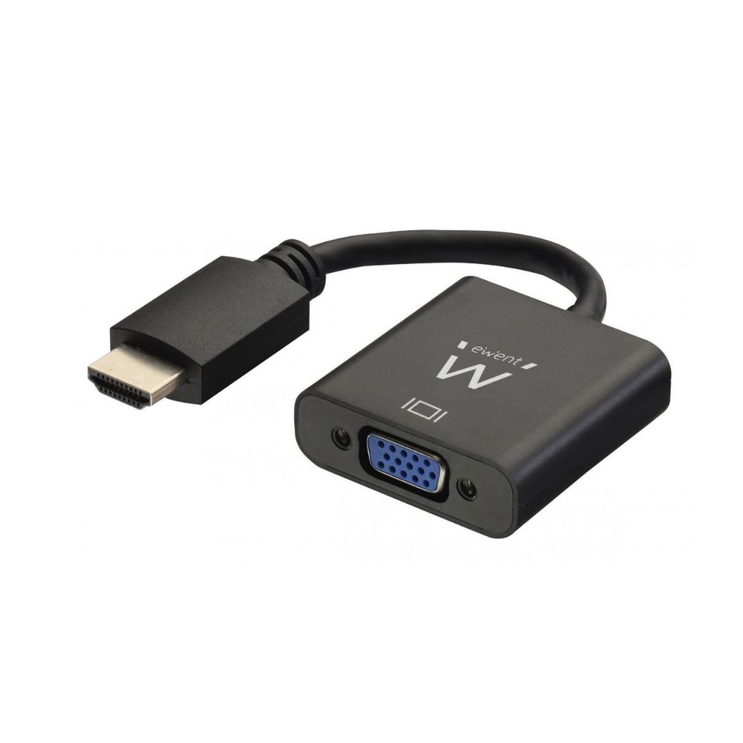 ADATTATORE DA HDMI A VGA CON AUDIO EWENT EW9864