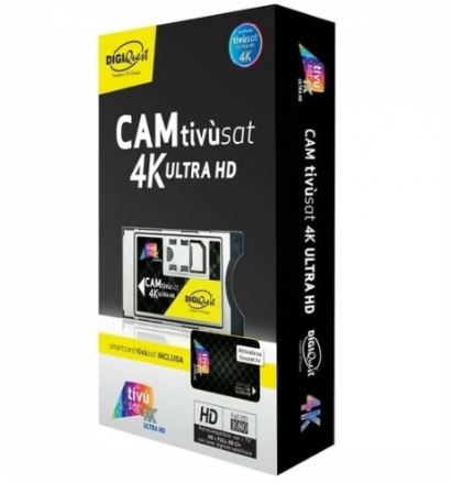 MODULO FASTCAM 4K UHD TIVUSAT + SMARTCARD TIV??SAT NERA DIGIQUEST BUNDLETVSAT4K