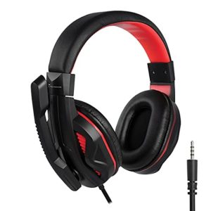 CUFFIE + MICROFONO 3.5MM GAMING TECHMADE TM-PC13-RD