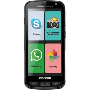Cellulare Brondi Amico Smartphone 4g Black It