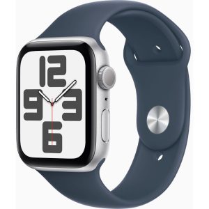 Smartwatch Apple Watch Se 2 44mm Gps In Alluminio Silver Sport Band Storm Blue M/L Mree3ql/A