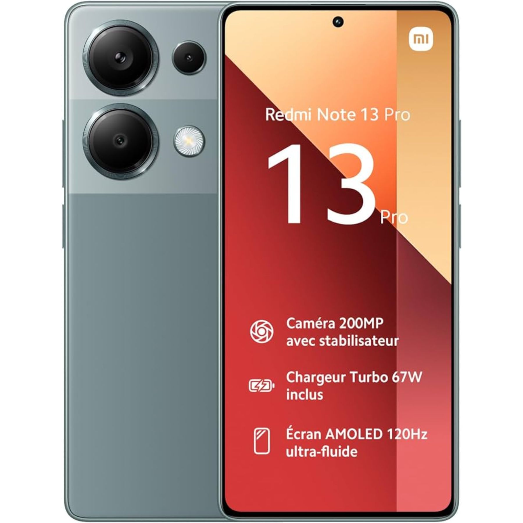 Smartphone Xiaomi Redmi Note 13 Pro 4g 12+512gb Duos Forest Green It