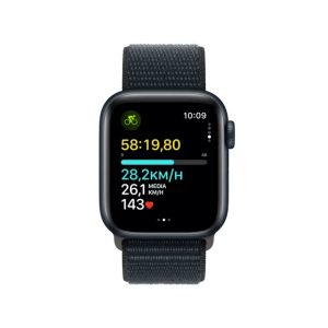 Smartwatch Apple Watch Se 2 40mm Gps In Alluminio Mezzanotte Cinturino Sport Loop Black Mre03ql/A